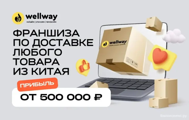 Франшиза Wellway - оптовая торговля и доставка товаров из Китая