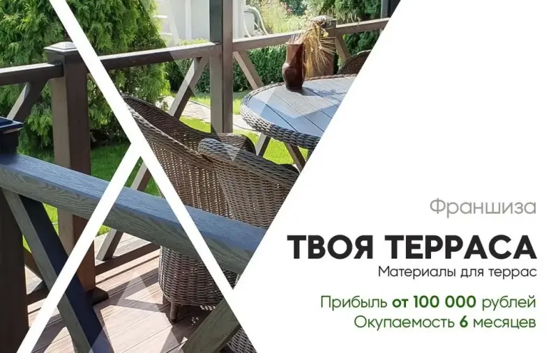 Франшиза Твоя терраса - материалы для террас