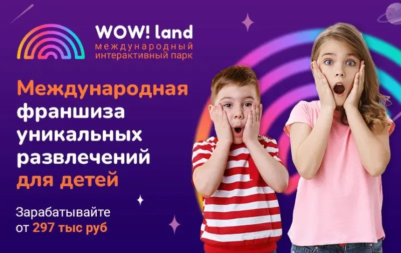 Франшиза WOWLand - детская интерактивная комната