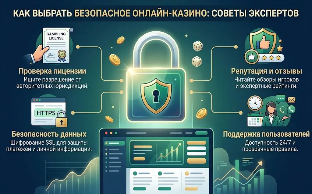 Как выбрать безопасное онлайн-казино: советы экспертов