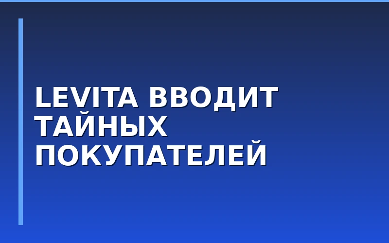 Франшиза LEVITA запускает масштабируемую программу тайных проверок в своей сети