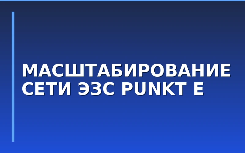 Франшиза PUNKT E: анализ рынка зарядных станций