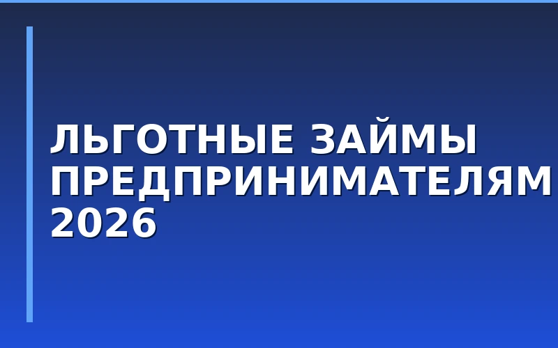 Льготные займы для бизнеса: аналитика господдержки