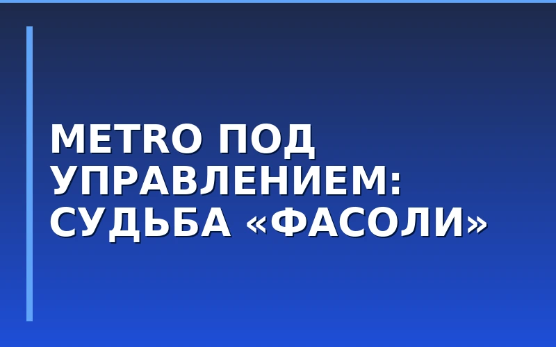Российский бизнес Metro перешел во временное управление: судьба франшизы «Фасоль»