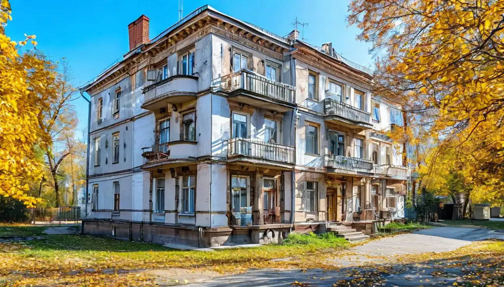 Утепление фасадов жилых зданий