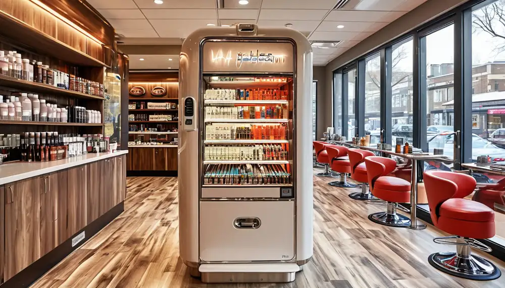 Beautiful Vending Styler machine в парикмахерском бизнесе